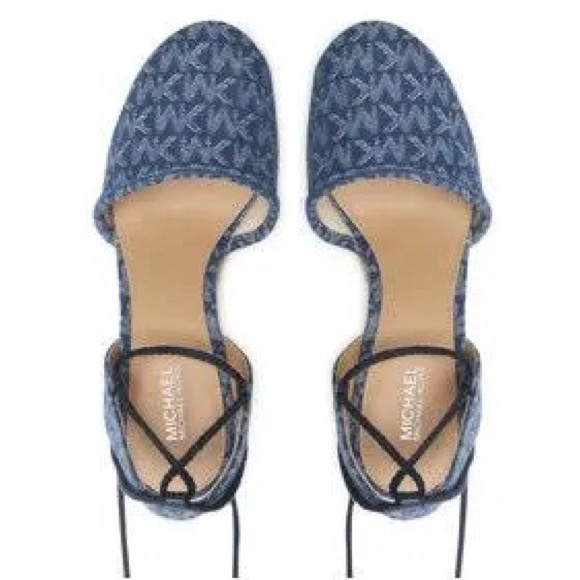 MICHAEL Michael Kors Women's Margie Lace-Up Espadrille Wedge Sandals - Picture 7 of 9